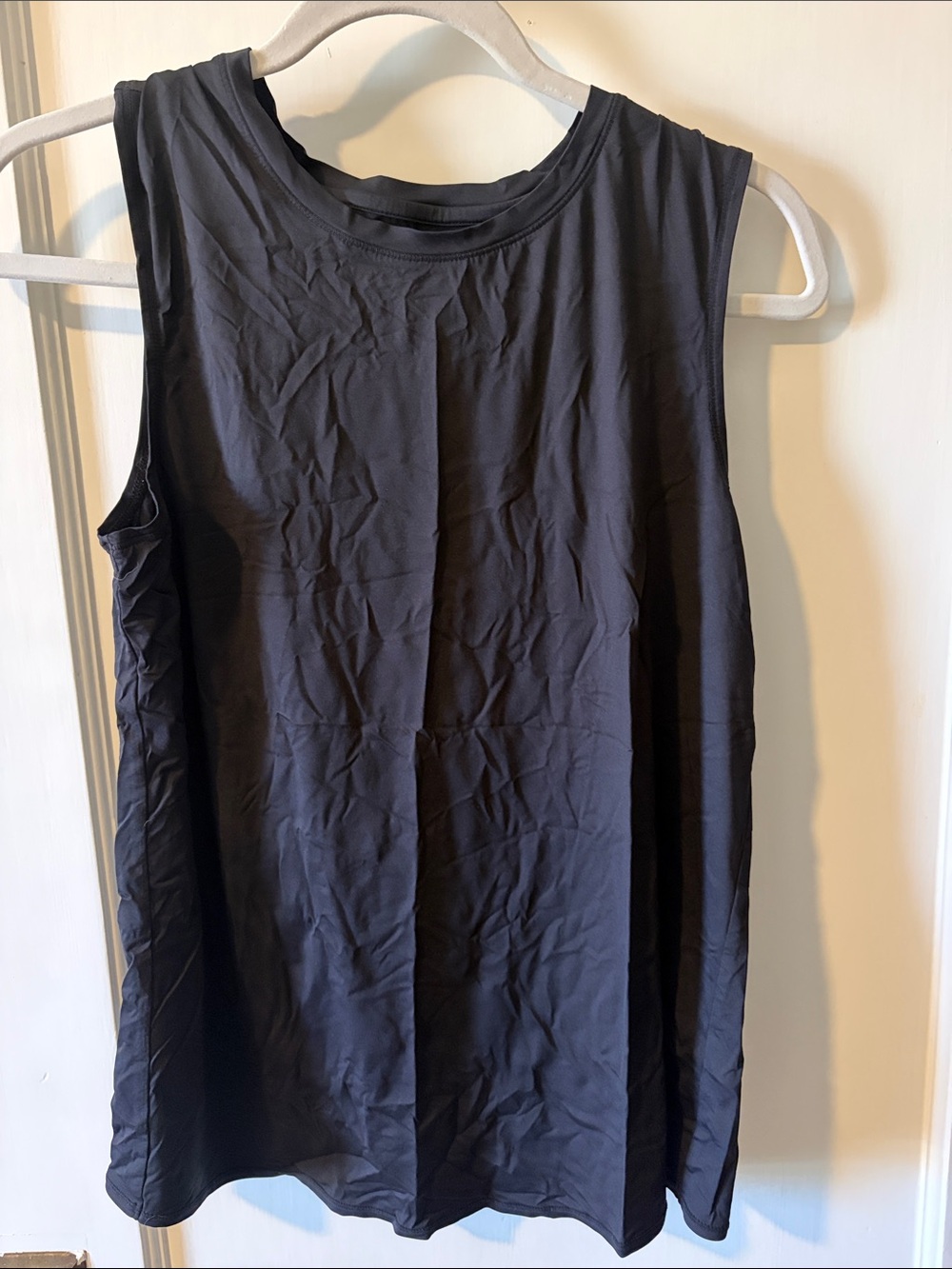 Athleta Black Sleeveless Relaxed Tank